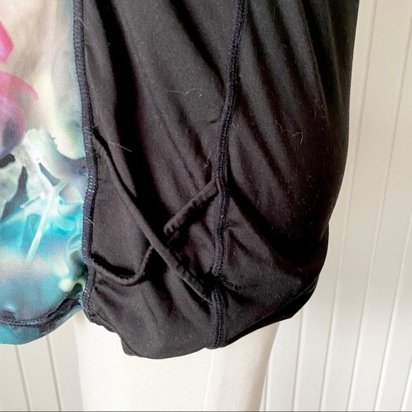 Nanette Lepore Floral Print Mesh Workout Tank Top Size Large - Picture 7 of 11